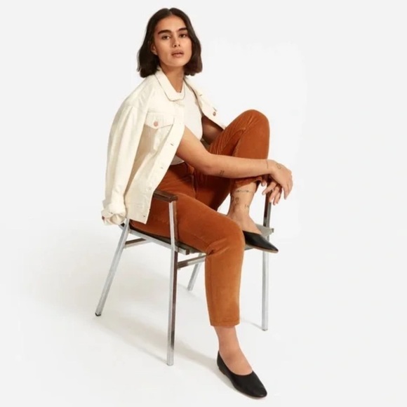 EVERLANE Baby Cheeky Cord Regular in Acorn Size 29 - Picture 4 of 14